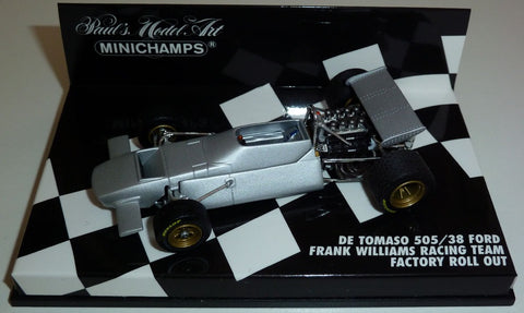 1970 – De Tomaso 505/38 Ford – Frank Williams Racing Team – Factory Roll Out - Yuui's F1 scale models