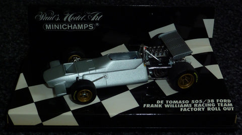 1970 – De Tomaso 505/38 Ford – Frank Williams Racing Team – Factory Roll Out - Yuui's F1 scale models