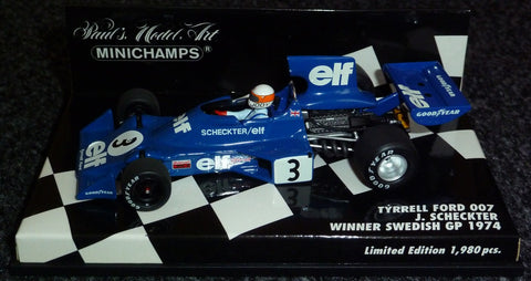 1974 - Tyrrell Ford 007 - Jody Scheckter - Winner Swedish GP - Yuui's F1 scale models