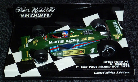 1979 - Lotus Ford 79 - Nigel Mansell - 1st Test Paul Ricard Nov. - Yuui's F1 scale models