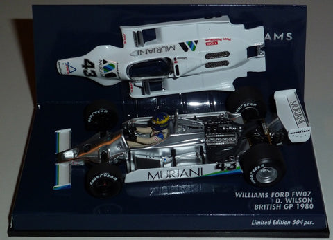 1980 - Williams Ford FW07 - Desiree Wilson - British GP - Yuui's F1 scale models