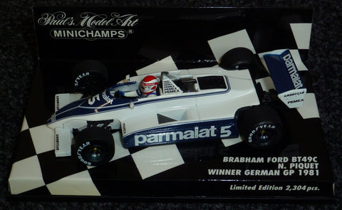 1981 - Brabham Ford BT49C - Nelson Piquet - Winner German GP - World Champion - Yuui's F1 scale models