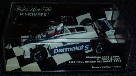 1981 - Brabham Ford BT49C - Manfred Winkelhock - Test Paul Ricard December - Yuui's F1 scale models