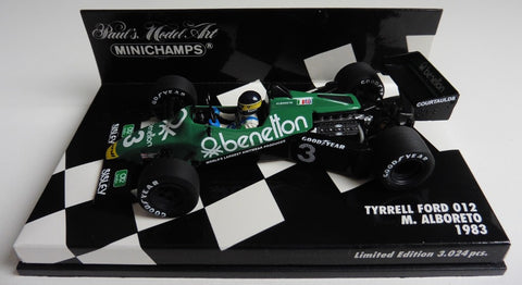 1983 - Tyrrell Ford 012 - Michele Alboreto - Yuui's F1 scale models