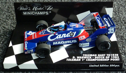 1983 - Toleman Hart TG183B - Derek Warwick - Dutch GP, Toleman 1st Championship point - Yuui's F1 scale models