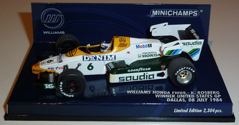 1984 - Williams Honda FW09 - Keke Rosberg - Winner US GP - Yuui's F1 scale models