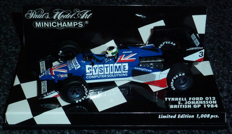 1984 - Tyrrell Ford 012 - Stefan Johansson - British GP - Yuui's F1 scale models