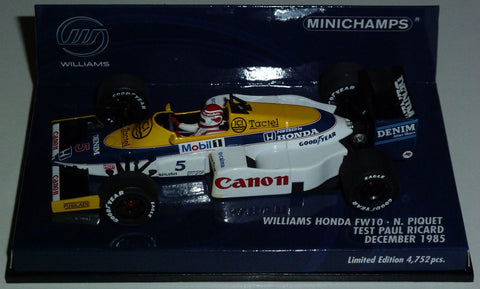 1985 - Williams Honda FW10 - Nelson Piquet - Test Paul Ricard December - Yuui's F1 scale models