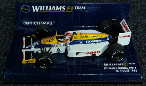 1986 - Williams Honda FW11 - Nelson Piquet - Yuui's F1 scale models