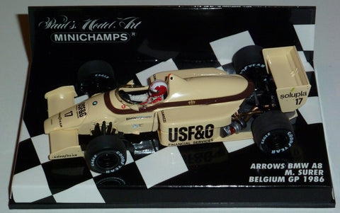 1986 - Arrows BMW A8 - Marc Surer - Belgium GP - Yuui's F1 scale models