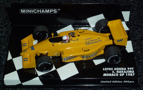 1987 - Lotus Honda 99T - Satoru Nakajima - Yuui's F1 scale models