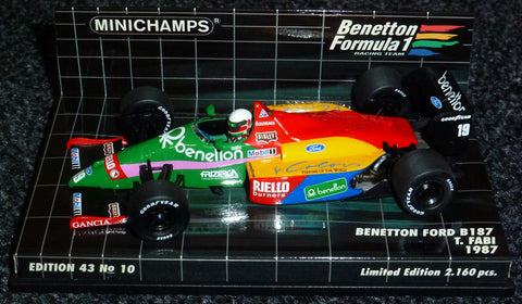 1987 - Benetton Ford B198 - Teo Fabi (BFC#10) - Yuui's F1 scale models