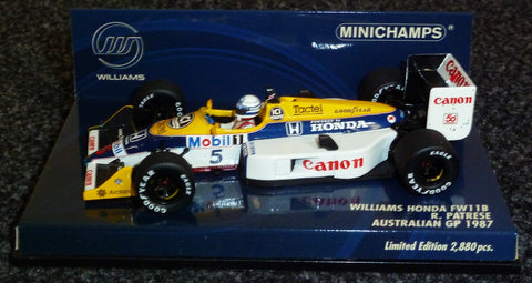 1987 - Williams Honda FW11B - Riccardo Patrese - Australian GP - Yuui's F1 scale models