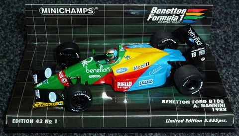 1988 - Benetton Ford B188 - Alessandro Nannini - Yuui's F1 scale models