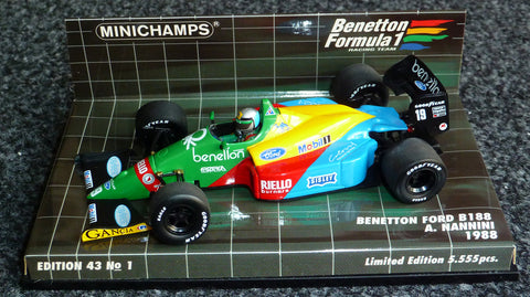 1988 - Benetton Ford B188 - Alessandro Nannini - Yuui's F1 scale models