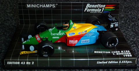 1988 - Benetton Ford B188 - Thierry Boutsen (BFC#2) - Yuui's F1 scale models