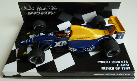 1989 - Tyrrell Ford 018 - Jean Alesi - French GP - Yuui's F1 scale models