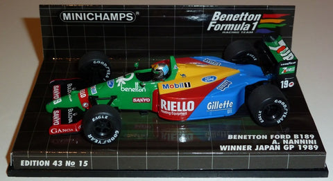 1989 - Benetton Ford B189 - Alessandro Nannini - Winner GP Japan (BFC#15) - Yuui's F1 scale models