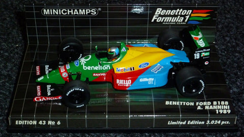 1989 - Benetton Ford B188 - Alessandro Nannini (BFC#6) - Yuui's F1 scale models