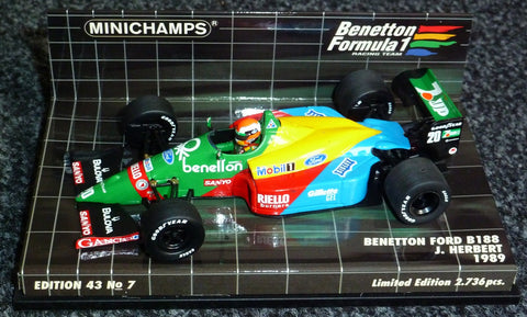 1989 - Benetton Ford B188 - Johnny Herbert (BFC#7) - Yuui's F1 scale models