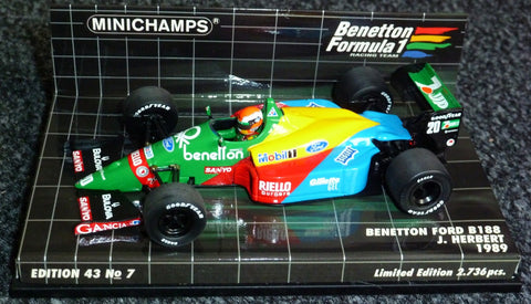 1989 - Benetton Ford B188 - Johnny Herbert (BFC#7) - Yuui's F1 scale models