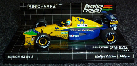 1991 - Benetton Ford B191 - Roberto Moreno (BFC#3) - Yuui's F1 scale models