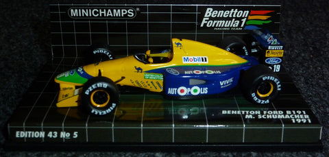 1991 - Benetton Ford B191 - Michael Schumacher (BFC#5) - Yuui's F1 scale models