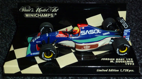 1992 - Jordan Yamaha 192 - Mauricio Gugelmin (inlay wrong: Hart) - Yuui's F1 scale models