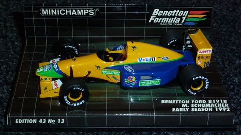 1992 - Benetton Ford B191B - Michael Schumacher - Early season (BFC#13) - Yuui's F1 scale models