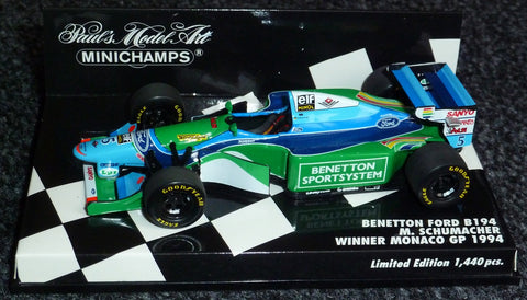 1994 - Benetton Ford B194 - Michael Schumacher - Winner Monaco GP - Yuui's F1 scale models