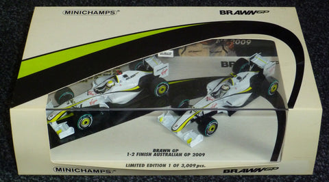 2009 - Brawn GP - 1-2 finish Australian GP Jenson Button + Rubens Barrichello - Yuui's F1 scale models