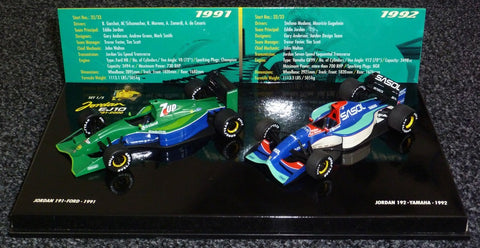 1991 / 1992 - Jordan 191 Ford / Jordan 192 Yamaha - Gachot, Schumacher, Moreno, Zanardi, de Cesaris / Modena, Gugelmin - Jordan Set 1 - Yuui's F1 scale models