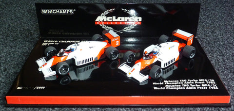 1985 / 1986 - McLaren TAG Turbo MP4/2B & MP4/2C - Alain Prost - World Champion Set 1 - Yuui's F1 scale models