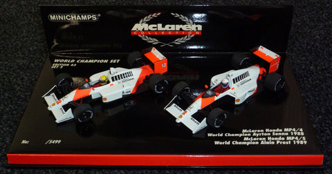 1988 / 1989 - McLaren Honda MP4/4 / MP4/5 - Ayrton Senna / Alain Prost - World Champion Set 2 - Yuui's F1 scale models