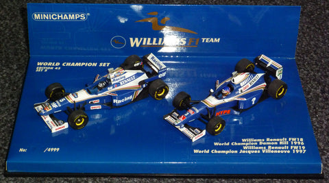 1996 / 1997 - Williams Renault FW18 / FW19 - Damon Hill / Jacques Villeneuve - Wereldkampioen Set 5