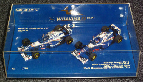 1996 / 1997 - Williams Renault FW18 / FW19 - Damon Hill / Jacques Villeneuve - Wereldkampioen Set 5