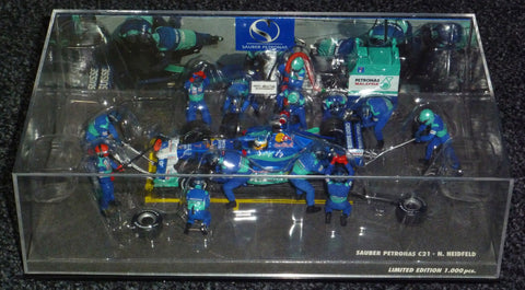 2002 - Sauber Petronas C21 - Nick Heidfeld - Pitstop diorama - Yuui's F1 scale models