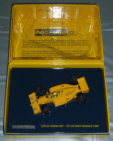 1987 - Lotus Honda 99T - Ayrton Senna - Winner Monaco GP - 30th Anniversary first victory Monaco GP - Yuui's F1 scale models