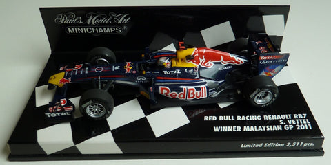 2011 - Red Bull Racing Renault RB7 - Sebastian Vettel - Winner Malaysian GP - Yuui's F1 scale models