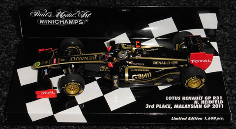 2011 - Lotus Renault GP R31 - Nick Heidfeld - Malaysian GP - Yuui's F1 scale models