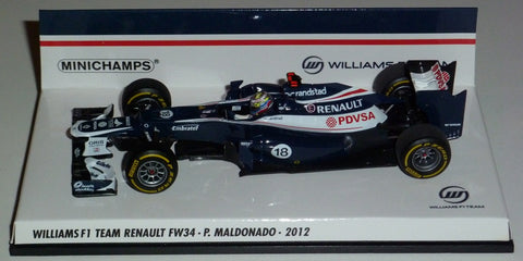 2012 - WilliamsF1 Team Renault FW34 - Pastor Maldonado - Yuui's F1 scale models