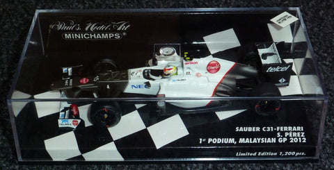 2012 - Sauber C31-Ferrari - Sergio Perez - 1st podium, Malaysian GP - Yuui's F1 scale models