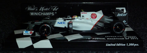 2012 - Sauber C31-Ferrari - Sergio Perez - 1st podium, Malaysian GP - Yuui's F1 scale models