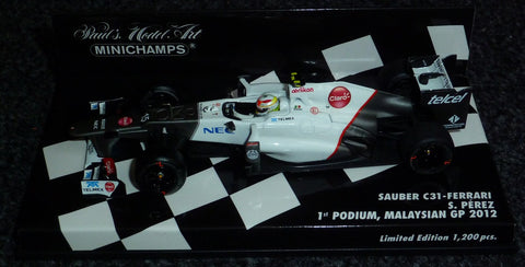 2012 - Sauber C31-Ferrari - Sergio Perez - 1st podium, Malaysian GP - Yuui's F1 scale models