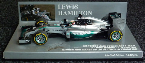 2014 - Mercedes AMG Petronas F1 Team F1 W05 Hybrid - Lewis Hamilton - Winner Abu Dhabi GP - Yuui's F1 scale models