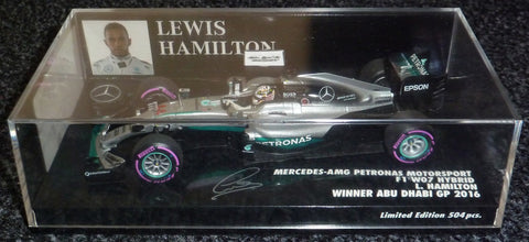 2016 - Mercedes-AMG Petronas Motorsport F1 W07 Hybrid - Lewis Hamilton - Winner Abu Dhabi GP - Yuui's F1 scale models