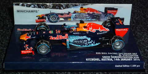 2016 - Red Bull Racing TAG Heuer RB7 - Max Verstappen - Snow demonstration run, Kitzbühel, Austria, 14th January - Yuui's F1 scale models