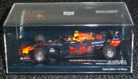 2018 - ASTON MARTIN RED BULL RACING TAG-HEUER RB14 - MAX VERSTAPPEN - WINNER MEXICAN GP 2018 - Yuui's F1 scale models