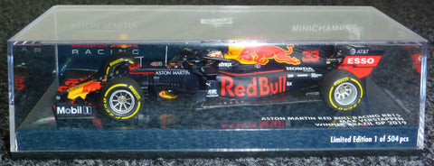 2019 - ASTON MARTIN RED BULL RACING RB15 - MAX VERSTAPPEN - WINNER BRAZIL GP - MINICHAMPS 1:43 - Yuui's F1 scale models