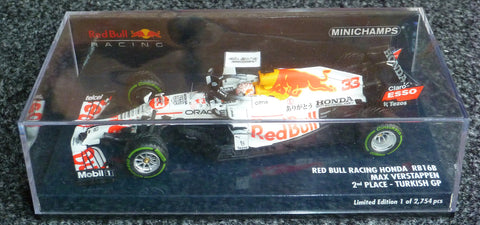 2021 - Red Bull Racing RB16B - Max Verstappen - Turkish GP - Arigato livery (Minichamps 1:43) - Yuui's F1 scale models